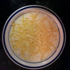 A picture of Cheesy Potato Crockpot Soup.