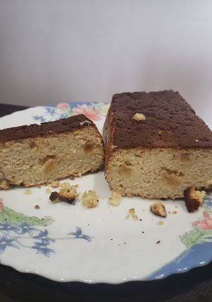 Una foto de Budín de ricota y ananá low carb