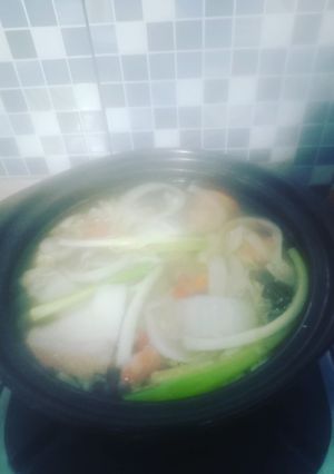Foto resep Sup nabbe seafood