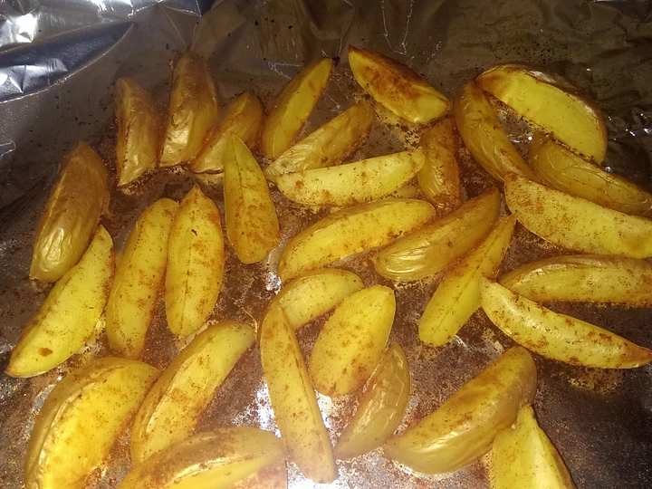Recipe Mandys spicy potato wedges which So Delicious