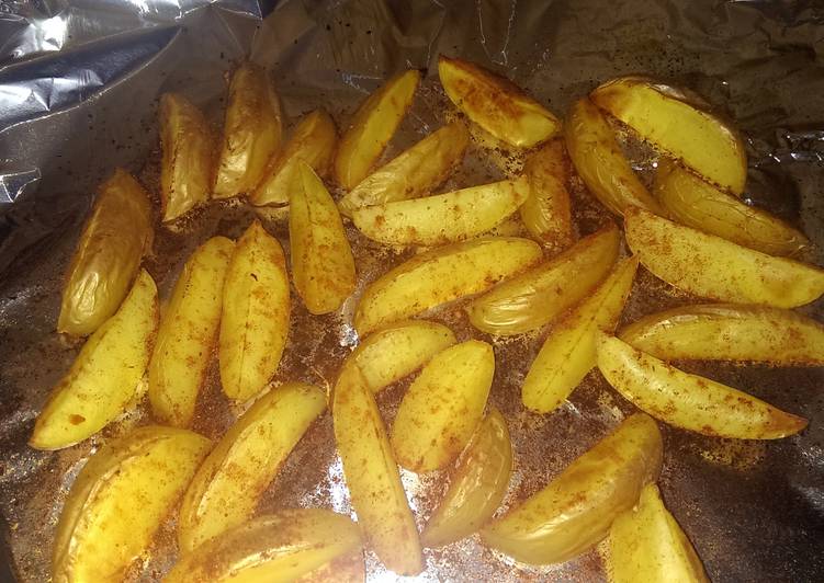 How to Make Tasty Mandys Spicy Potato Wedges