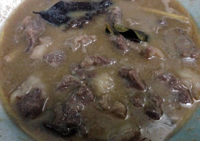 Daging Sapi Masak Bumbu Putih