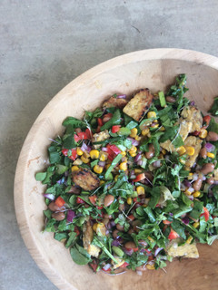 A picture of Vegan Asian Style Tabouli With Tempeh.