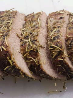 A picture of Herb Crusted Pork Tenderloin.
