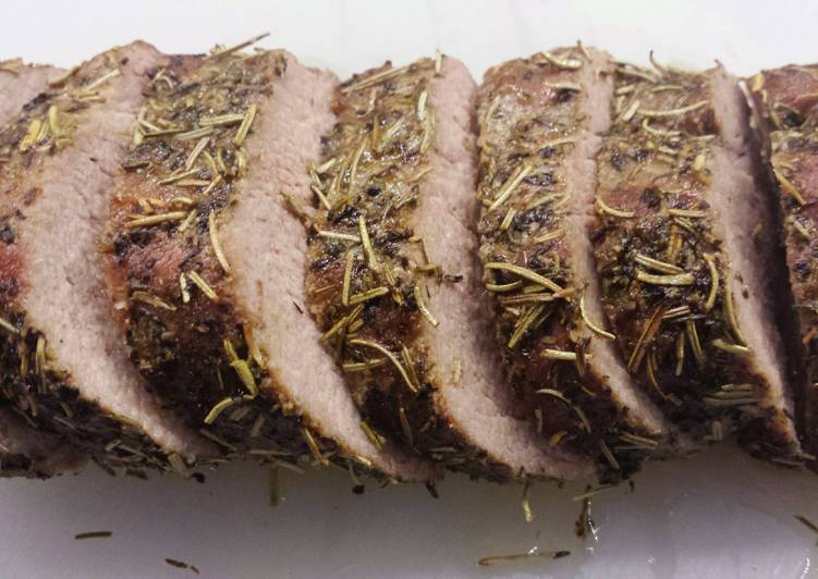Easiest Way to Prepare Quick Herb Crusted Pork Tenderloin