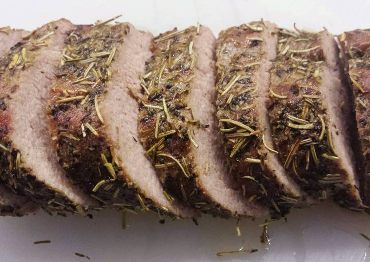 Steps to Make Award-winning Herb Crusted Pork Tenderloin