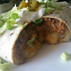 A picture of Cheesy Beef Enchiladas : ).
