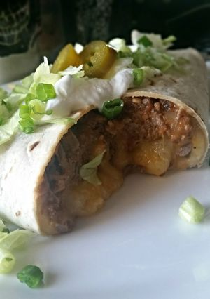 A picture of Cheesy Beef Enchiladas : ).