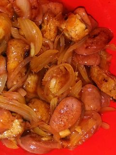 Foto resep Ayam Kepel Sosis Saus Asam Manis