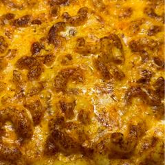 A picture of “Shelli’s” Macaroni & Cheese.