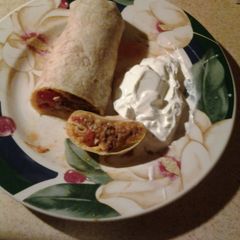 A picture of Meat and Bean Burritos.