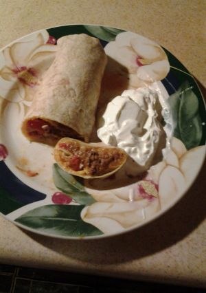 A picture of Meat and Bean Burritos.