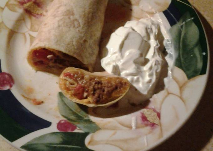 Step-by-Step Guide to Make Speedy Meat and Bean Burritos