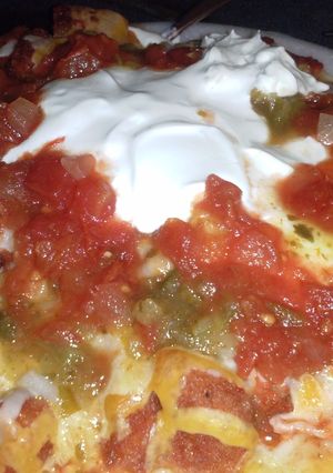 A picture of Beautifuldesign's Easy Spicy Chicken Nachos.