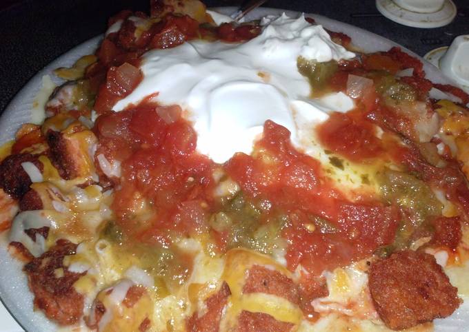 Recipe of Any-night-of-the-week Beautifuldesign's Easy Spicy Chicken Nachos