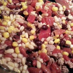 A picture of Turkey Taco Soup.