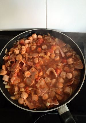 A picture of Devilled Sausages.