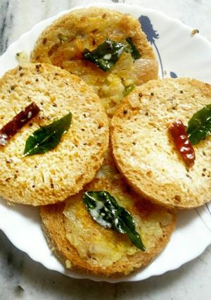 A picture of Bread idli sandwich.