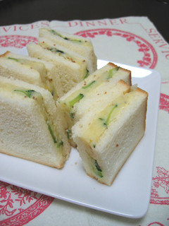 A picture of Anchovy and Potato Salad Sandwich.