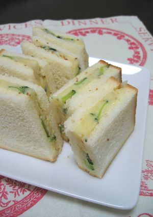 A picture of Anchovy and Potato Salad Sandwich.