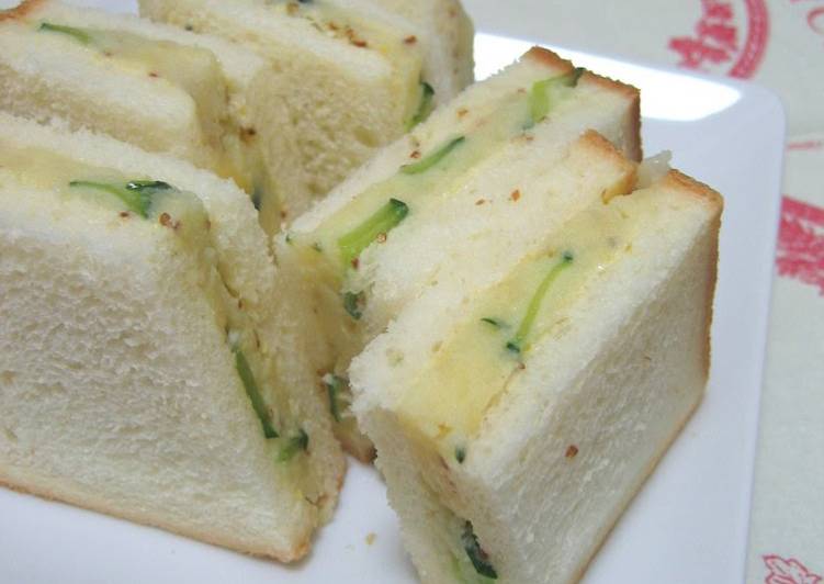 Anchovy and Potato Salad Sandwich