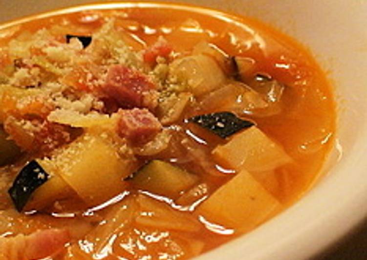 Step-by-Step Guide to Prepare Super Quick Homemade Veggie-packed Minestrone Soup