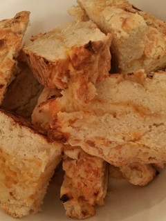 A picture of Cheddar Onion Soda Bread.