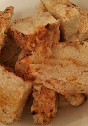 A picture of Cheddar Onion Soda Bread.