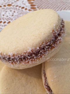 Una foto de Alfajores de maizena