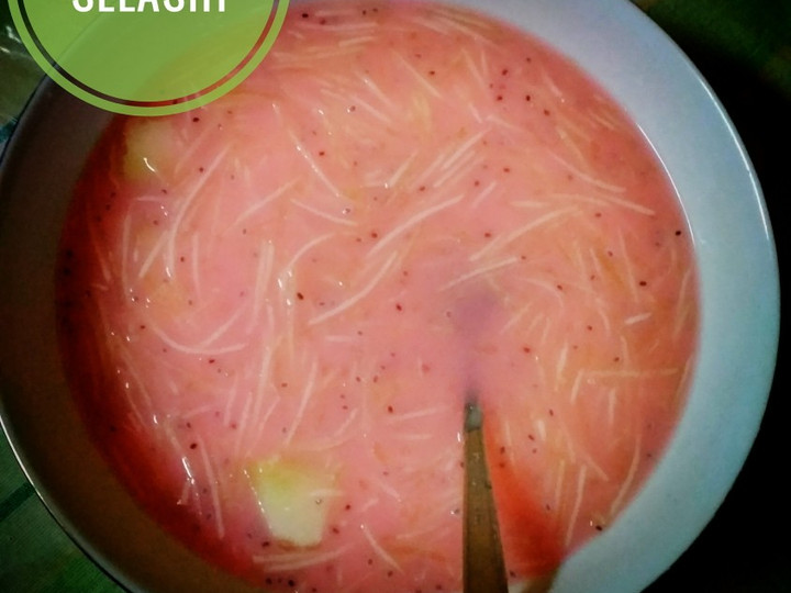 Resep Es Melon Serut Selasih Enak Terbaru