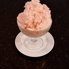 A picture of Peppermint Whipped Cream Frosting and Filling.