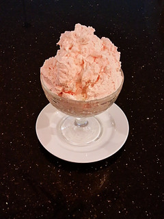 A picture of Peppermint Whipped Cream Frosting and Filling.