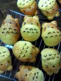 Totoro Cream-filled Melon Buns