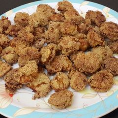 A picture of Prawns rava fry.
