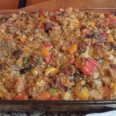 A picture of Southwest Chorizo Dressing.