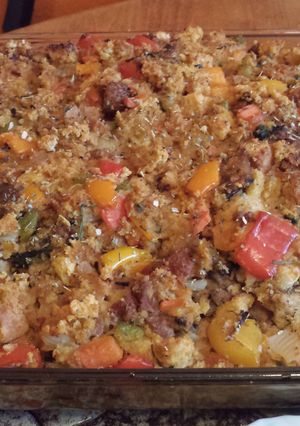 A picture of Southwest Chorizo Dressing.