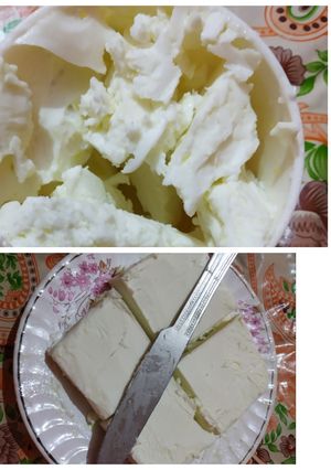 A picture of Homemade butter.