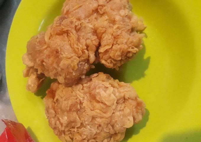 Cara bikin Ayam krispy rumahan