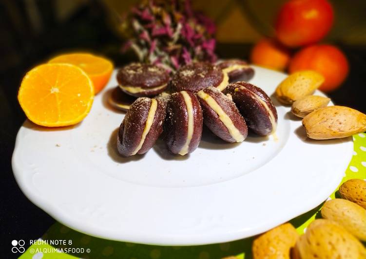Macarons de Chocolate, Almendras y Mandarina Sin Gluten