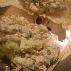 A picture of Chicken avocado salad.
