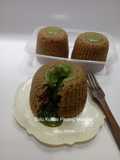 Bolu kukus pisang matcha