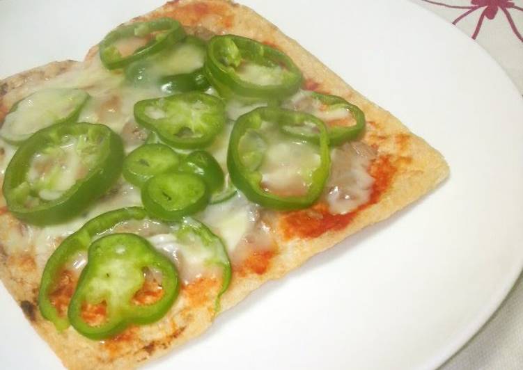 Low Carb Aburaage Pizza Appetizer