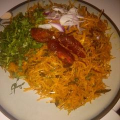 A picture of Abacha and ugba.