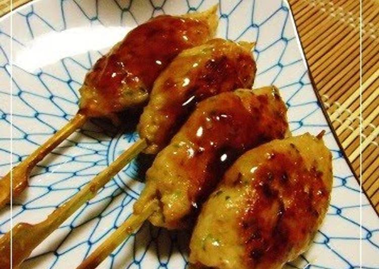 Steps to Make Perfect Izakaya at Home Chicken Tukune Patties with Shiso