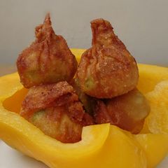 Ham And Cheese Fried Wanton A picture of Ham And Cheese Fried Wanton.