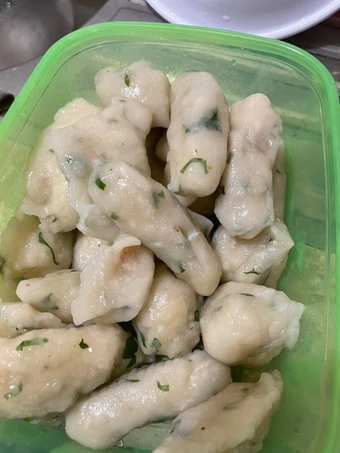 Cara Simple Menyiapkan Resep  Pempek Dos daun bawang yang Sempurna, Bikin Ketagihan