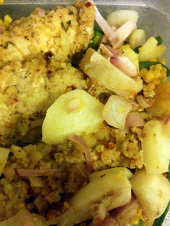 A picture of Lemon breaded chicken.