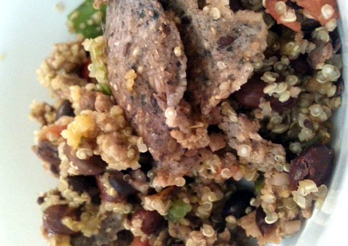 Simple Way to Make Speedy Quinoa and black bean caserole