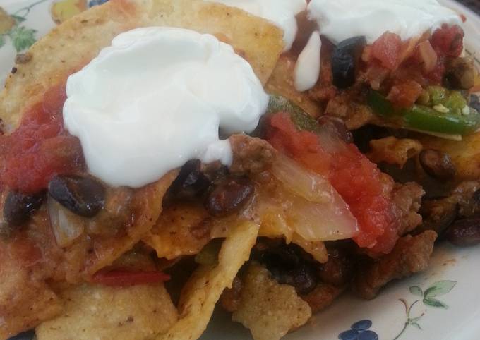 Steps to Prepare Homemade Baked Nachos