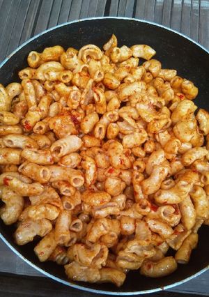 Foto resep Makaroni bumbu rujak
